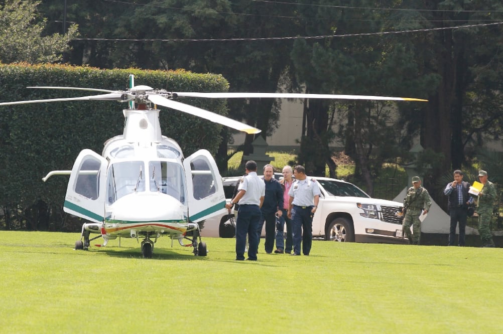 El coordinador del PRI en el Senado, Emilio Gamboa, dijo que fue citado por el Estado Mayor Presidencial en el Campo Marte. (CUARTOSCURO)