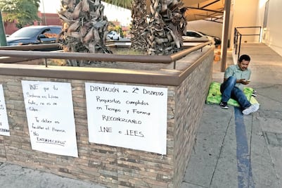 Con huelga de hambre exige independiente reposición de candidatura 