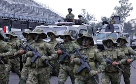 Marina se alista para el desfile militar del 16 de septiembre; ensayan más de 3 mil elementos