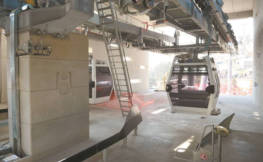 La construcción de la L2 del Mexicable fue interrumpida por un amparo promovido por habitantes de la Gustavo A. Madero. Foto: Especial