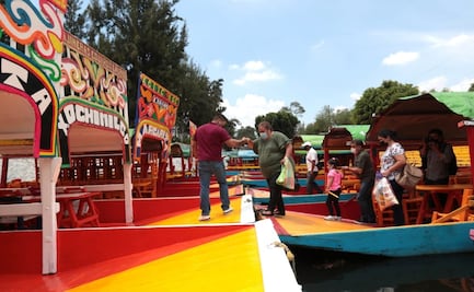 Con semáforo naranja, reabre embarcadero de Nativitas en Xochimilco