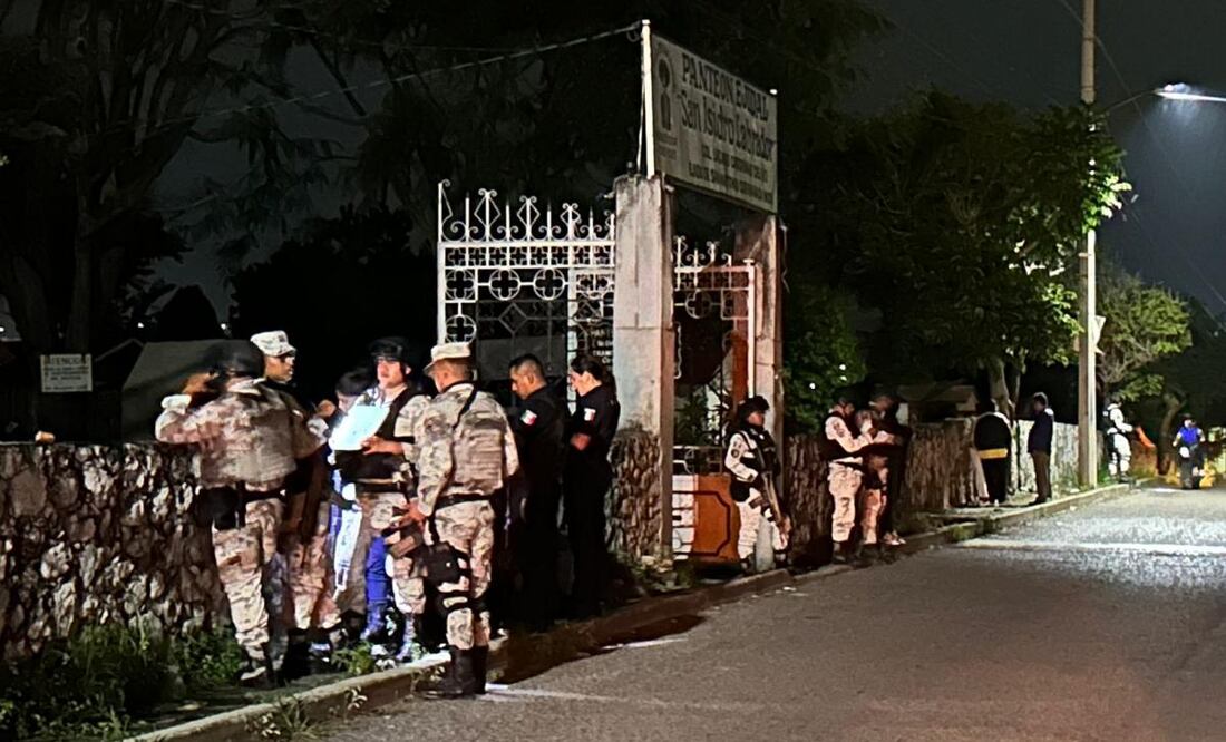 Una unidad de la Guardia Nacional fue la primera en llegar al sitio y reportó dos hombres sin signos vitales y otros dos con heridas por disparo de arma de fuego. Foto: Especial