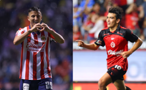 Chivas y Tijuana en festejo de gol, durante la fase regular del torneo Apertura 2026 - Foto: Imago7