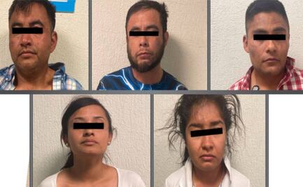 Presentan ante el MP a cinco detenidos por disparar en inmediaciones de la Fiscalía Regional en Tecámac  