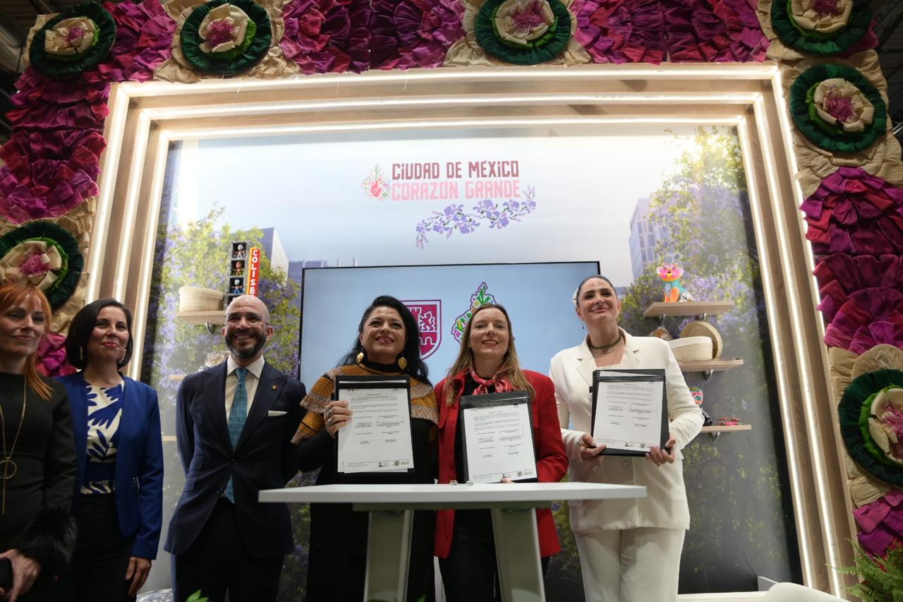 Secretar&iacute;a de Turismo de CDMX firma convenio con asociaci&oacute;n espa&ntilde;ola; Programa "Colibr&iacute; Viajero" recibe reconocimiento