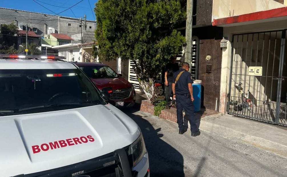 Bomberos revisan zonas con reporte de fugas de gas en Tamaulipas (09/02/2026). Foto: Especial
