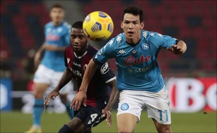 Espectacular asistencia del 'Chucky' Lozano en el triunfo del Napoli