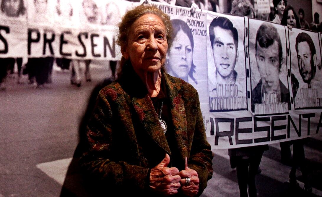 La activista y fundadora del Comité Eureka, Ibarra de Piedra en la Casa de la Memoria Indómita, en Ciudad de México. Foto: archivo/EL UNIVERSAL