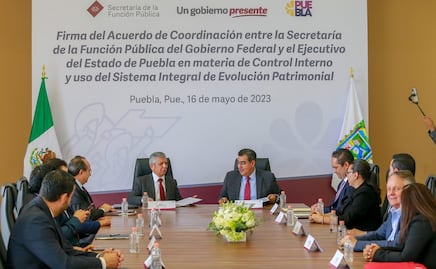 Gobierno de Puebla y la SFP firman convenio para fortalecer combate a la corrupción
