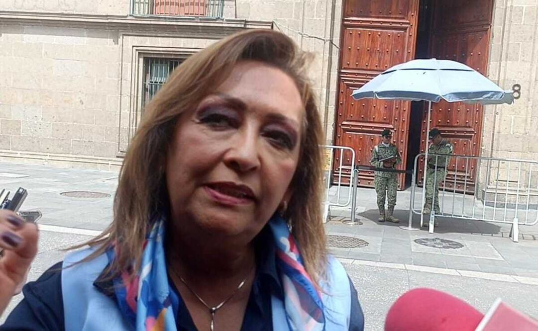 Lorena Cuéllar destacó que ahora el mando de seguridad está a cargo de la Secretaría de Marina y el apoyo de la Guardia Nacional. Foto: captura de pantalla