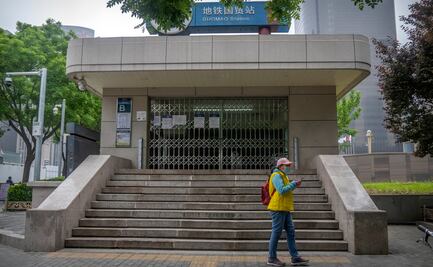 Cierran por completo metro de Shanghái para evitar contagios de Covid-19