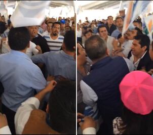 Irrumpen en toma de protesta del líder del PAN en Hidalgo