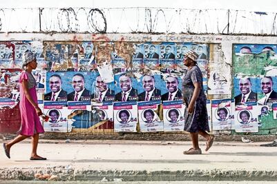 Elecciones presidenciales entre los escombros