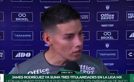 James Rodríguez tiene épica reacción al enterarse de un histórico dato del León; esto sucedió