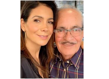 Paty Manterola despide a su padre: "Estoy en paz porque sé que estás en paz"