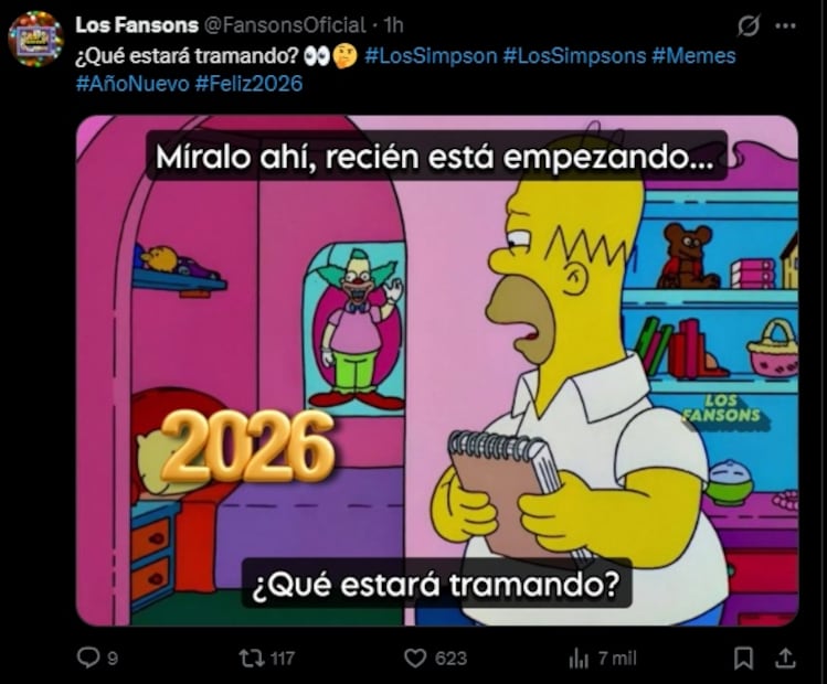 Los mejores memes del 1 de enero que marcaron el Año Nuevo 2026. Foto: Captura de pantalla