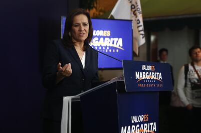 La campaña de Margarita Zavala en pe$os