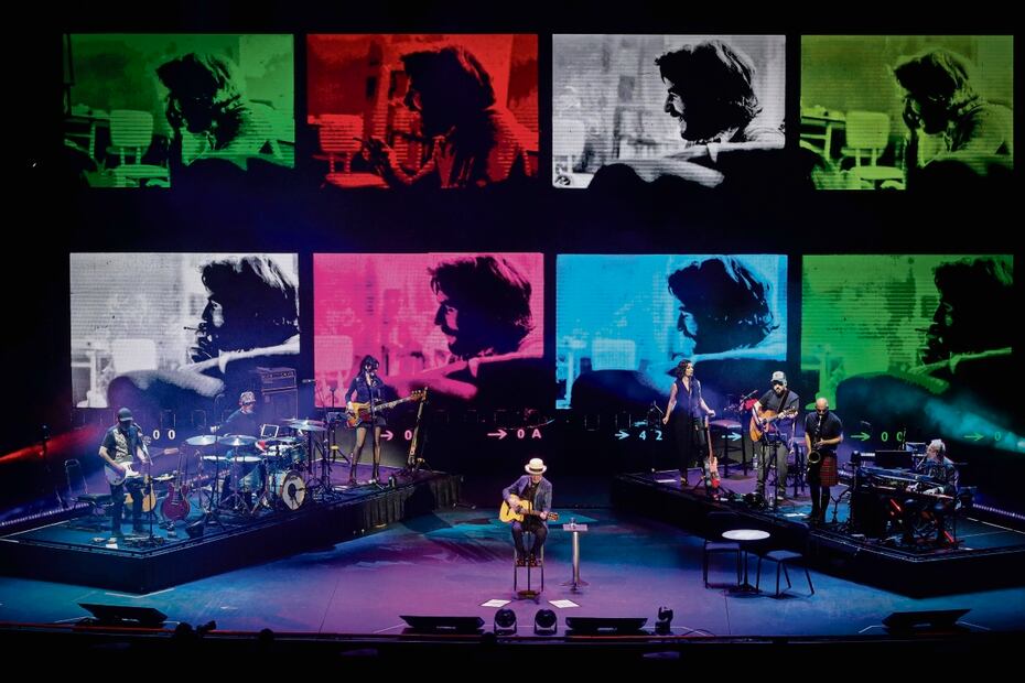 El cantante interpretó temas como “Mentiras piadosas” y “Lágrimas de mármol”. Foto: Gabriel Pano/El Universal.