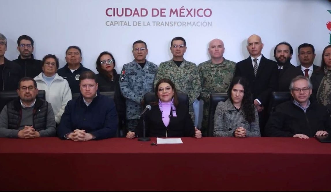Clara Brugada: “Ciudad de México está en calma”; pide confiar en información oficial y mantener la normalidad. Foto: Especial