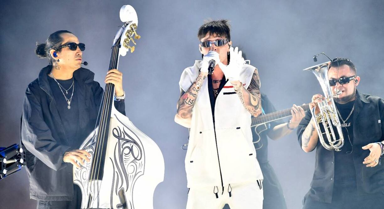 Peso Pluma triunfa en Coachella. Foto: AFP.