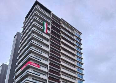 Bandera de México ya luce en la Villa Olímpica de Tokio
