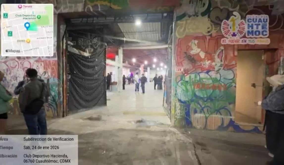 Suspenden fiesta clandestina en la Roma Sur; desalojan a menores de edad en Cuauhtémoc. Foto: Especial