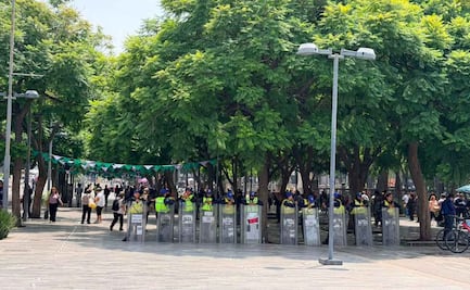 Alameda Central permanece sin bloqueos de ambulantes este domingo; se mantiene operativo de vigilancia en la zona