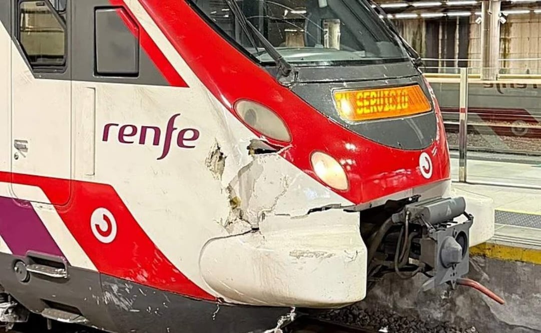 Nuevo accidente ferroviario en España, ahora por “desprendimiento de piedras" en túnel de Asturias. (22/01/26) Foto: X @davidsantosvlog