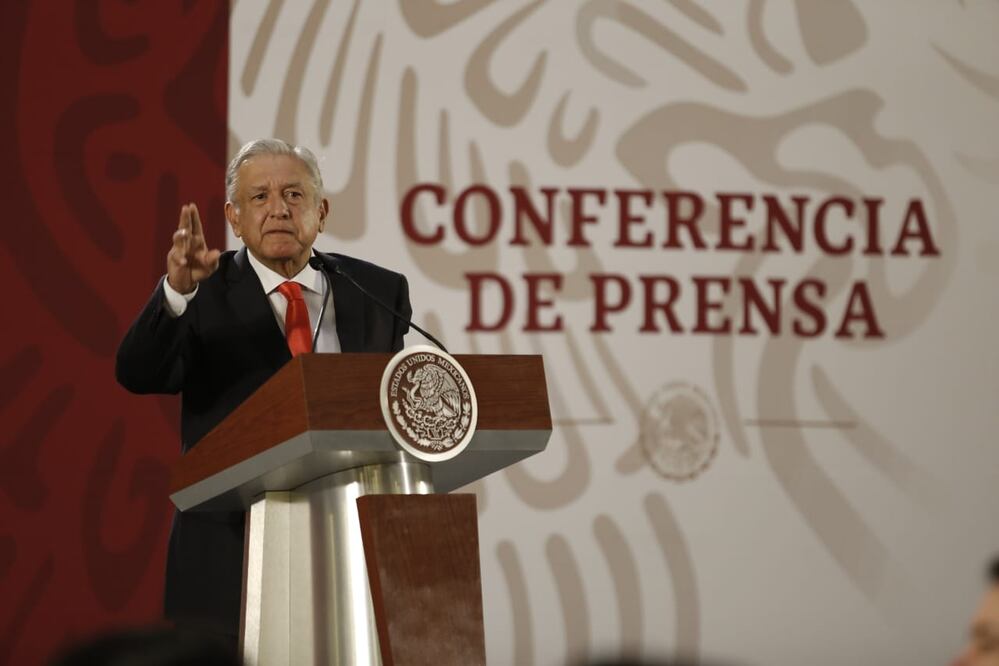 Conferencia mañanera del presidente Andrés Manuel López Obrador. Foto: Agustín Salinas