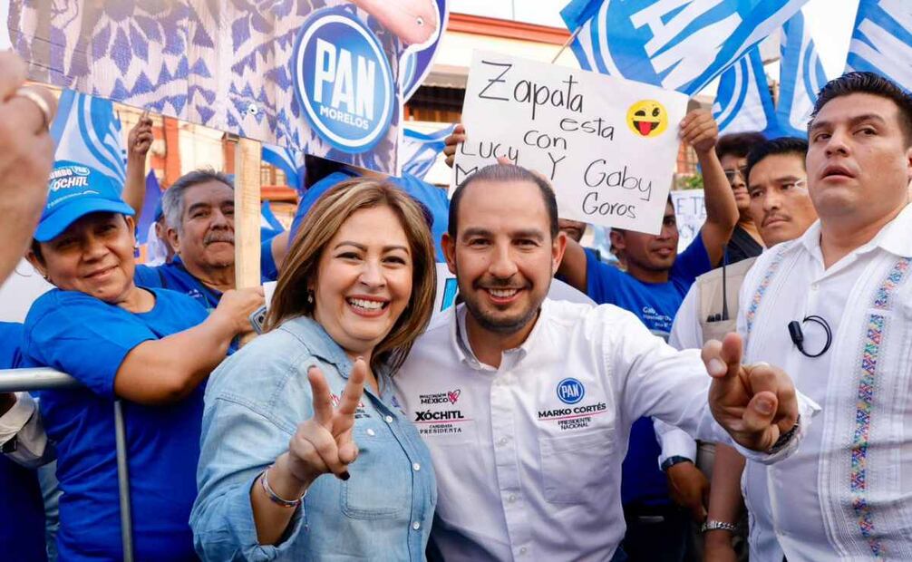 Inicio de campaña de Lucía Meza Guzmán. Foto: Especial