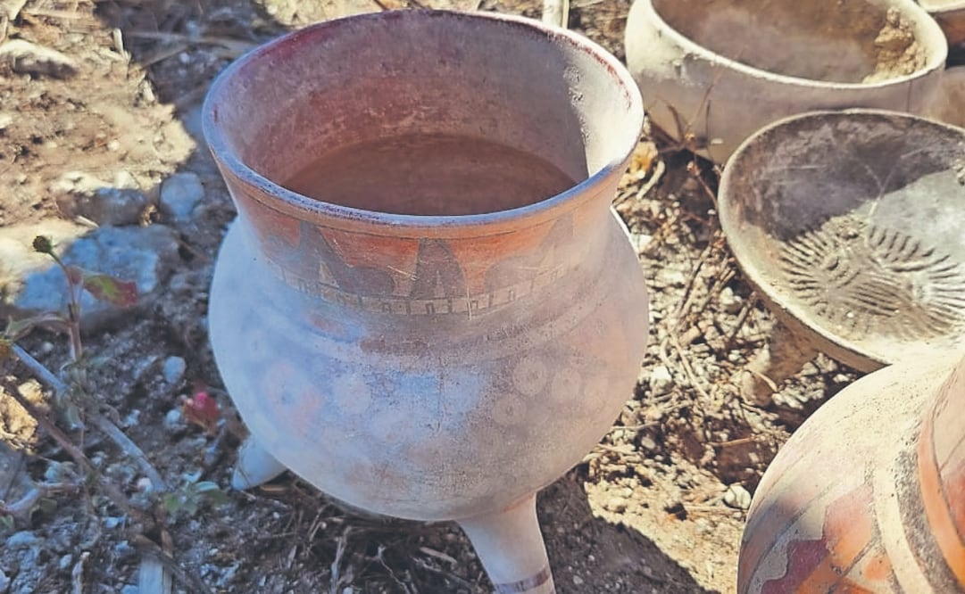 El INAH señaló que en general el estado de conservación de los objetos prehispánicos es bueno. Foto Especial