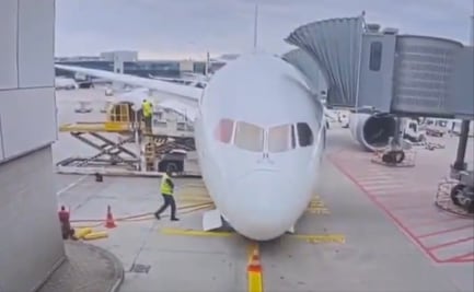 Colapsa tren de aterrizaje de un avión de Lufthansa en Frankfurt; reportan varios heridos