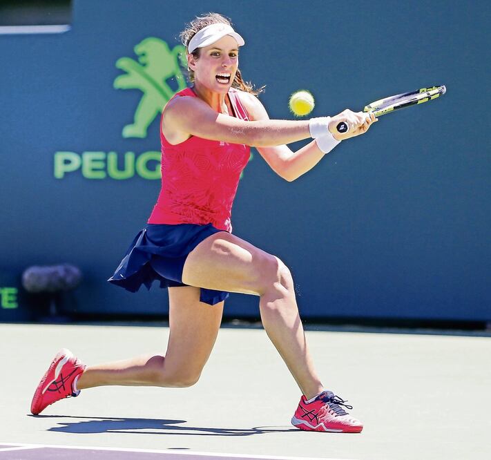 Johanna terminó el partido con 29 tiros ganadores (ERIK S. LESSER. EFE)