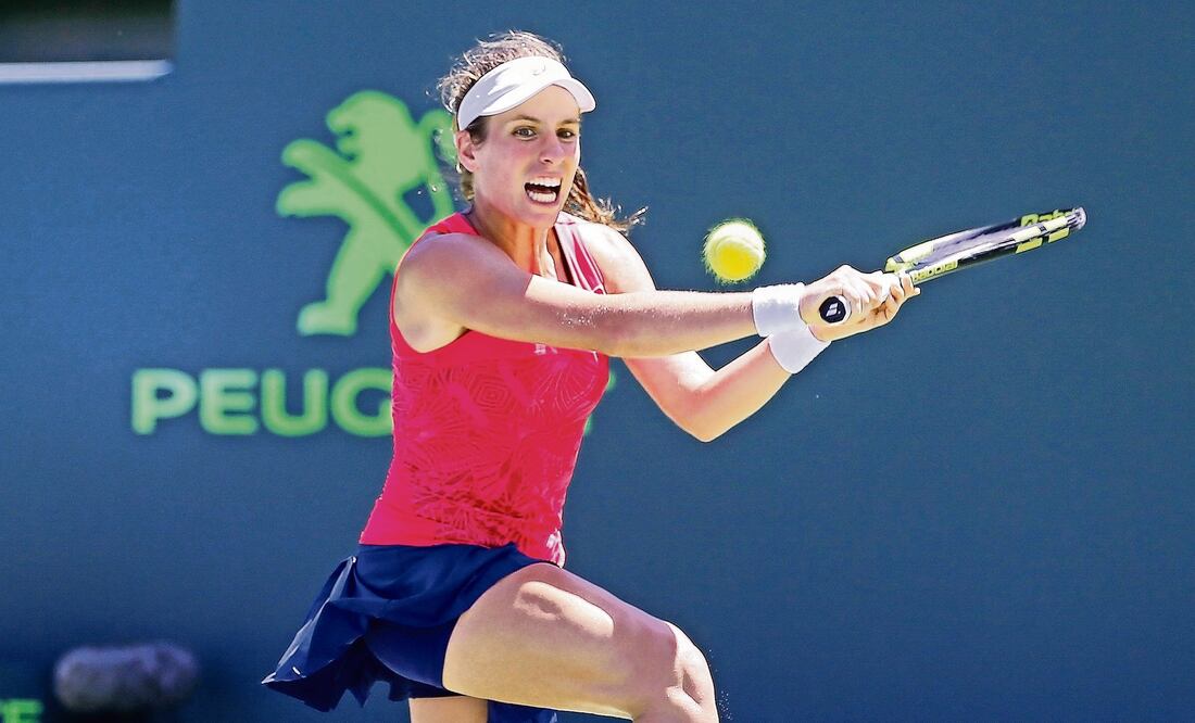 Johanna terminó el partido con 29 tiros ganadores (ERIK S. LESSER. EFE)