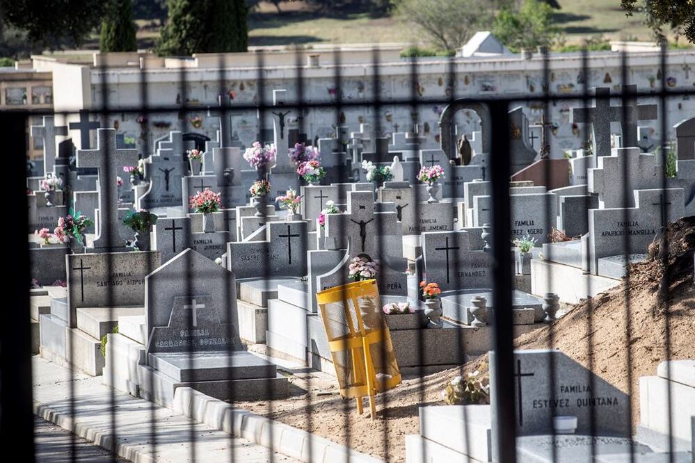 Vista del cementerio de Mingorrubio en Madrid donde el dictador español Francisco Franco será enterrado tras su traslado del Valle de los Caídos. EFE