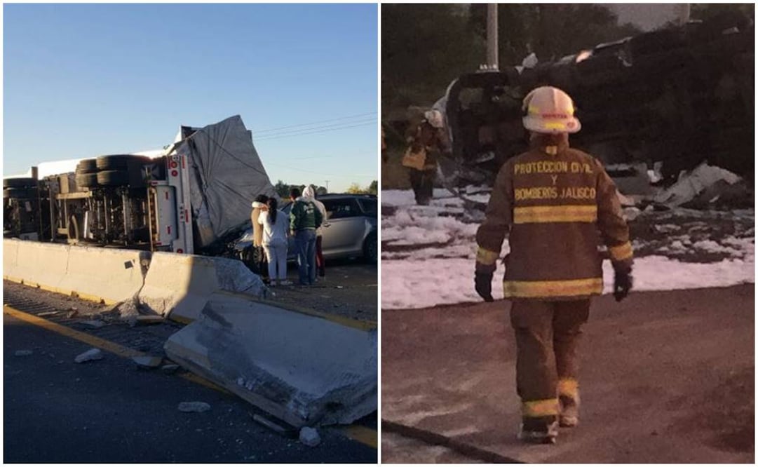 Se registran accidentes viales en Jalisco y Puebla