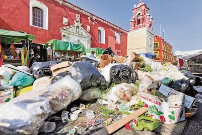 Capital oaxaqueña se llena de basura 