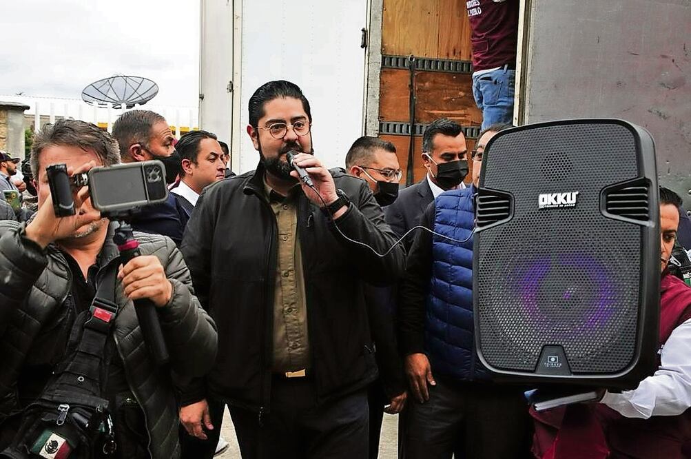 El secretario Andrés Andrade Téllez solicitó a la población no replicar información no verificada. Foto: Especial