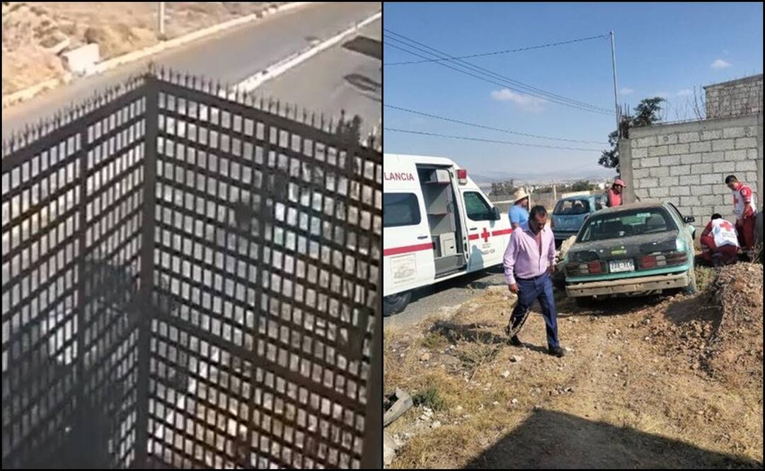 Conductor abrio atropella a familia. Foto: Especial