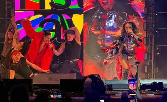 Christian Chávez y Fey llaman a concientizar acerca del VIH; dieron concierto en el Monumento a la Revolución