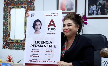 Clara Brugada plantea el regreso de la licencia permanente para conducir autos particulares en la CDMX a partir de enero del 2025