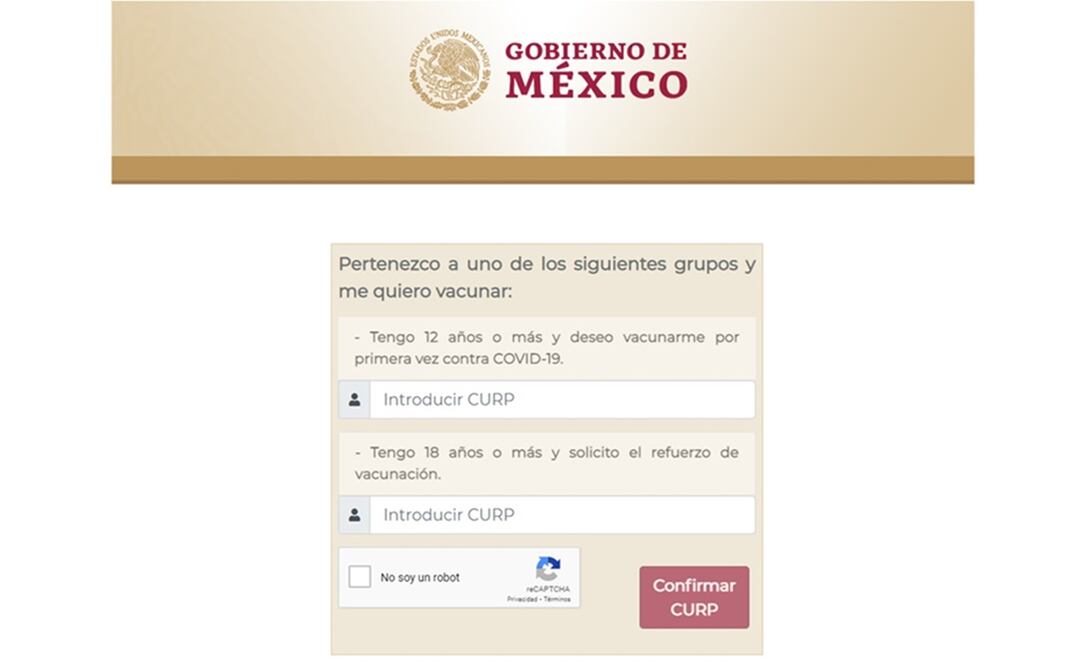 Foto: Captura de pantalla. mivacuna.com