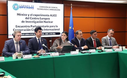Diputados reciben a miembros del Centro Europeo de Investigación Nuclear; intercambian experiencias para fortelecer sector