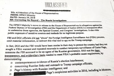 Demócratas publican su memo sobre injerencia rusa 