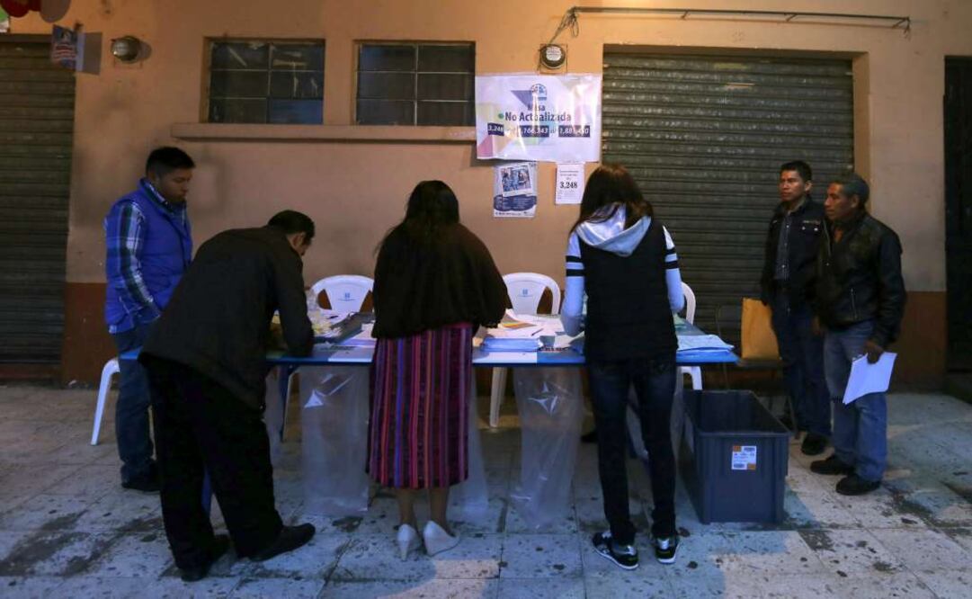 Guatemaltecos eligen hoy mandatario y Congreso. Foto: EFE