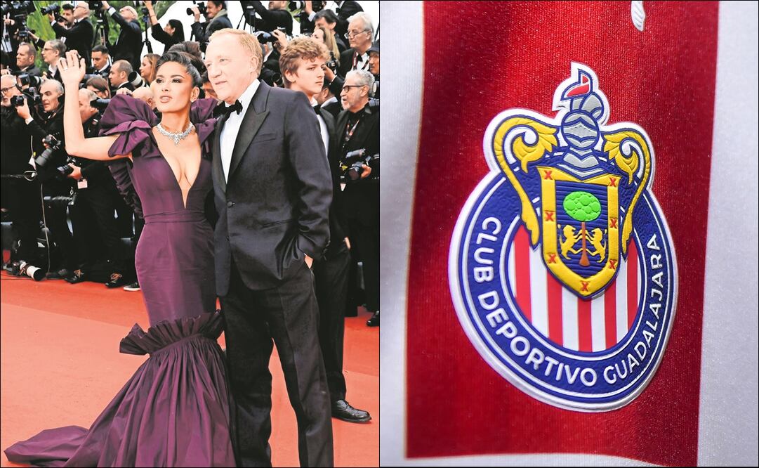 El esposo de Salma Hayek buscaría comprar a las Chivas - Fotos: AP e Imago7