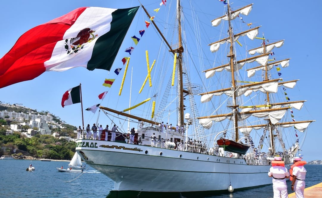 Inicia Buque Escuela Cuauhtémoc Crucero de Instrucción en 2023 / Foto: Especial