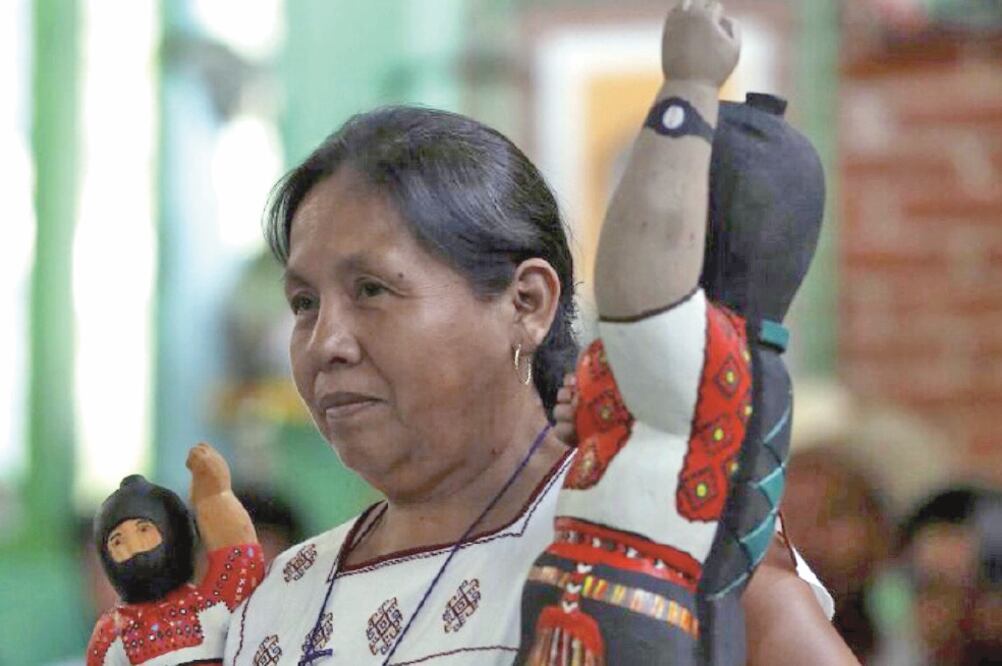 La indígena zapatista María de Jesús Patricio aspira a gobernar el país. (ARCHIVO EL UNIVERSAL)
