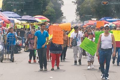 Protestan en Tepito por operativos