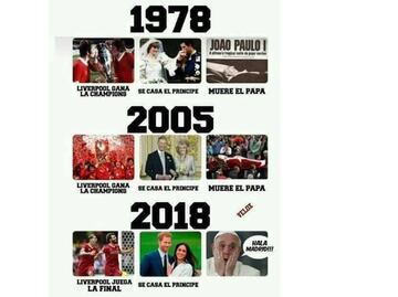 ¿Qué tienen en común el Liverpool, la boda real y el Papa?